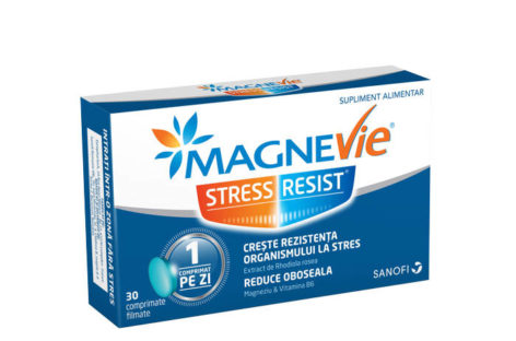 Sanofi anunţă lansarea MagneVie Stress Resist® - formulă inovatoare, cu dublă acţiune în controlul stărilor de stres: creşte rezistenţa la stres şi nivelul de energie al organismului!