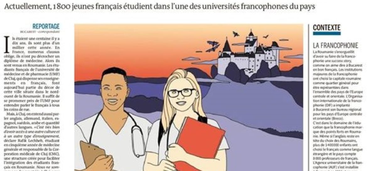 Le Monde Le Monde a realizat un reportaj despre francezii care studiază medicina la Cluj: “Suntem un beneficiu pentru Franța, care nu plătește nimic pentru formarea noastră”