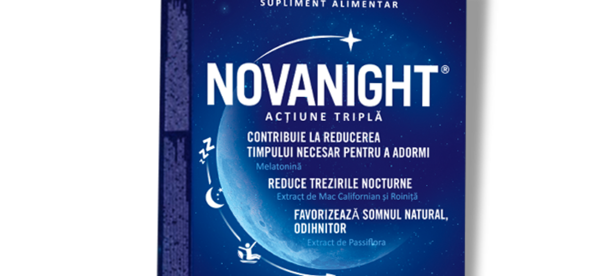NovaNight 20 comprimate 41% dintre români suferă de tulburări de somn