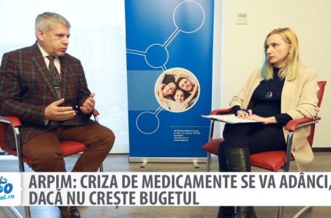 [VIDEO] ARPIM: Criza de medicamente se va adânci, dacă nu creşte bugetul