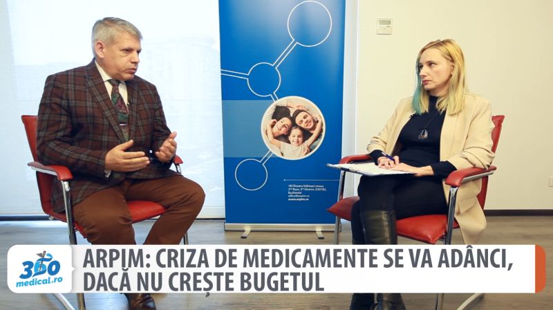 [VIDEO] ARPIM: Criza de medicamente se va adânci, dacă nu creşte bugetul