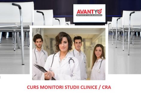 Curs de monitori studii clinice pentru începători, organizat în 27-28 februarie la Bucureşti