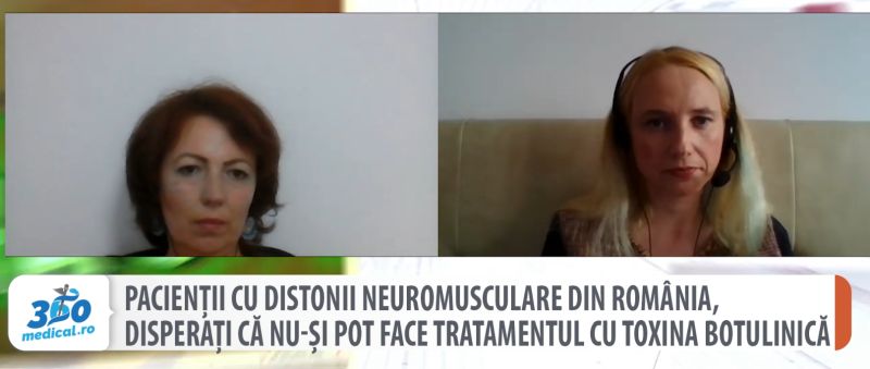 [VIDEO] Pacienţii cu distonii neuromusculare din România, disperaţi că nu-şi pot face tratamentul cu toxina botulinică