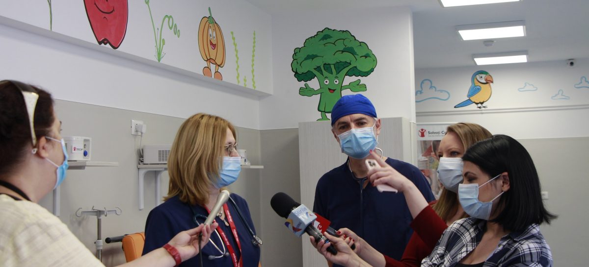 Salvati Copiii Romania (2) Investiție majoră pentru dotarea Compartimentului de Primiri Urgențe (CPU) al INSMC Alessandrescu-Rusescu