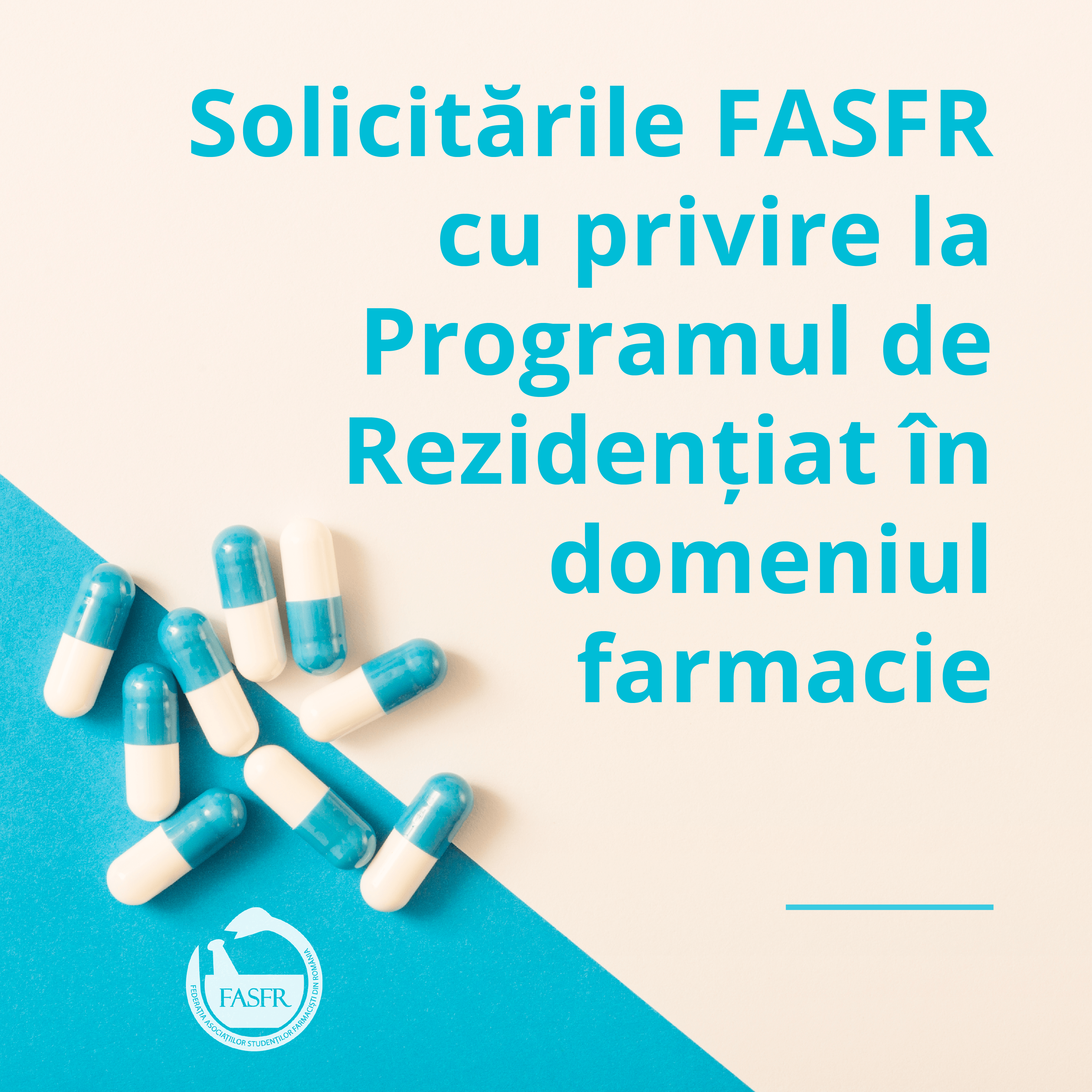 Solicitările FASFR cu privire la Programul de Rezidenţiat în domeniul farmacie