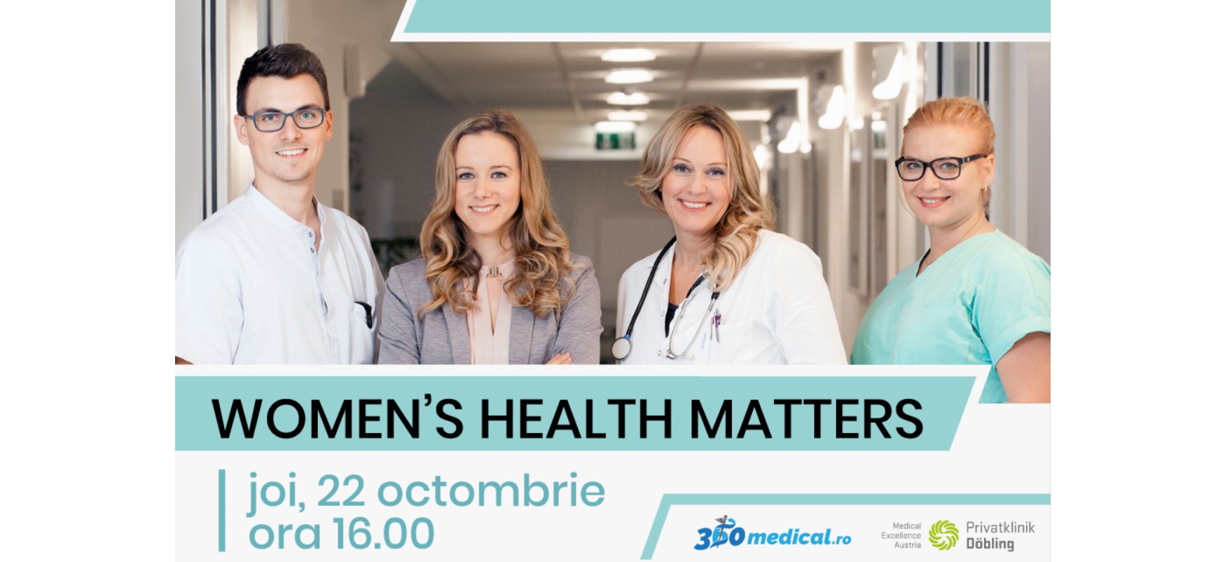 #WOMEN’S HEALTH MATTERS: Webinar-ul 'Sănătatea femeii rămâne o prioritate, în pofida pandemiei' începe astăzi, de la ora 16:00