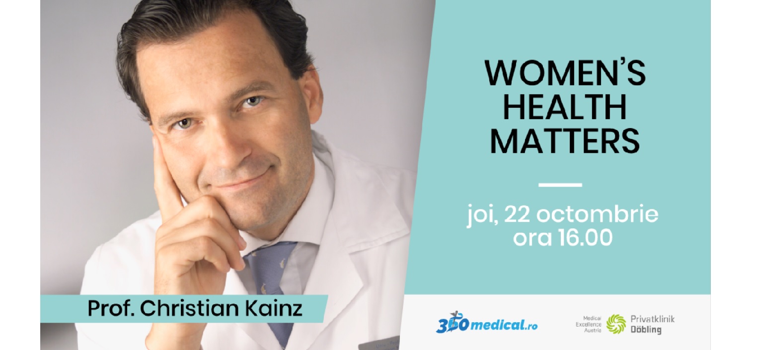 #WOMEN’S HEALTH MATTERS:  Prof. Christian Kainz, director medical al Privatklinik Döbling