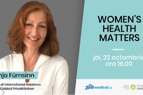 #WOMEN’S HEALTH MATTERS: Sonja Fürnsinn, Director pentru Relaţii Internaţionale în cadrul PremiQaMed Privatkliniken Austria