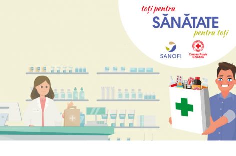 Sanofi Romania şi Crucea Roşie Română, împreună într-o nouă campanie umanitară