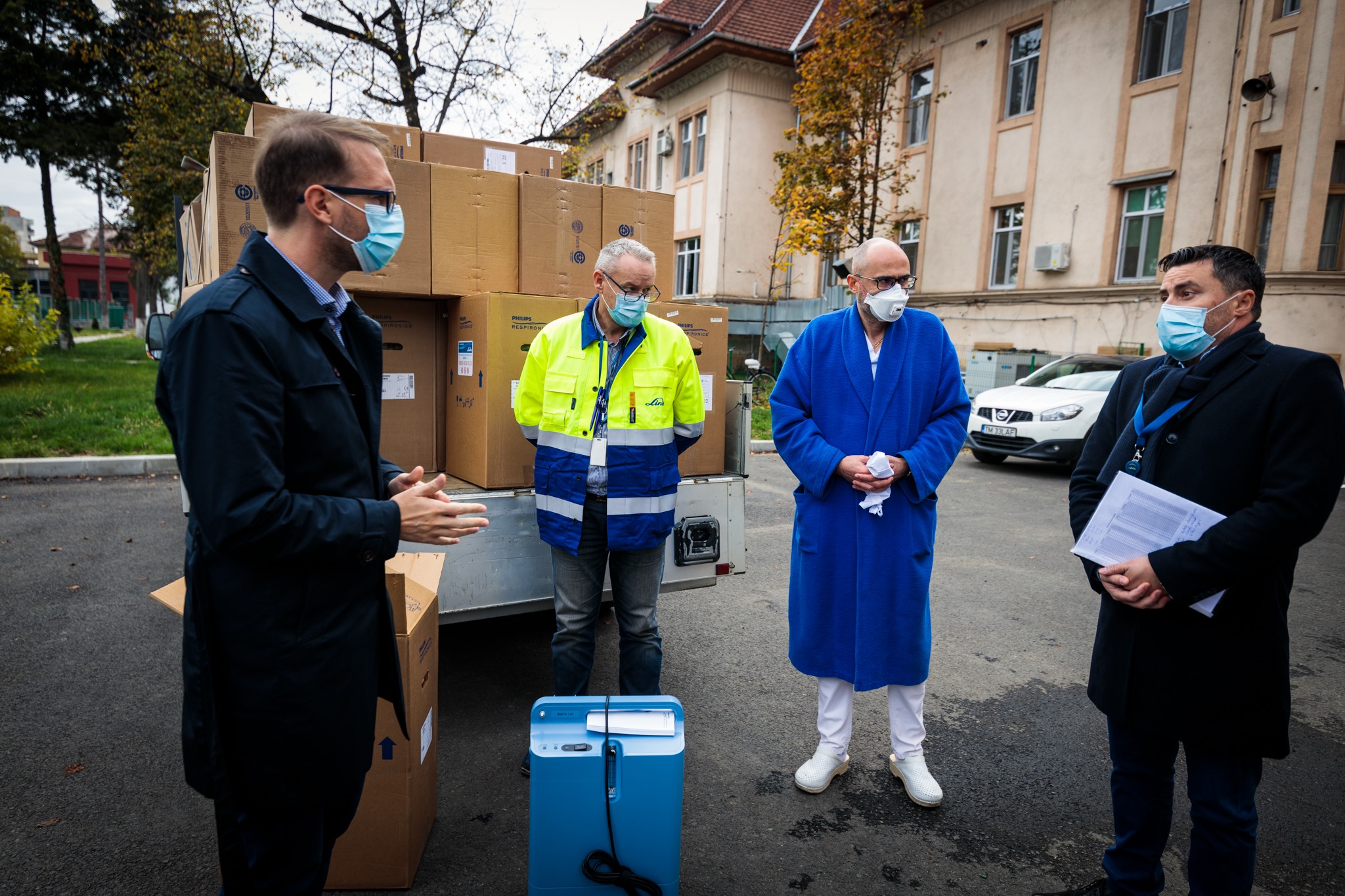 Timişoara, unul dintre polii infectărilor din România, se dotează cu concentratoare de oxigen pentru pacienţii cu Covid-19