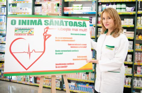 Program de informare şi de prevenire a afecţiunilor cardiovasculare, lansat de o reţea de farmacii din România