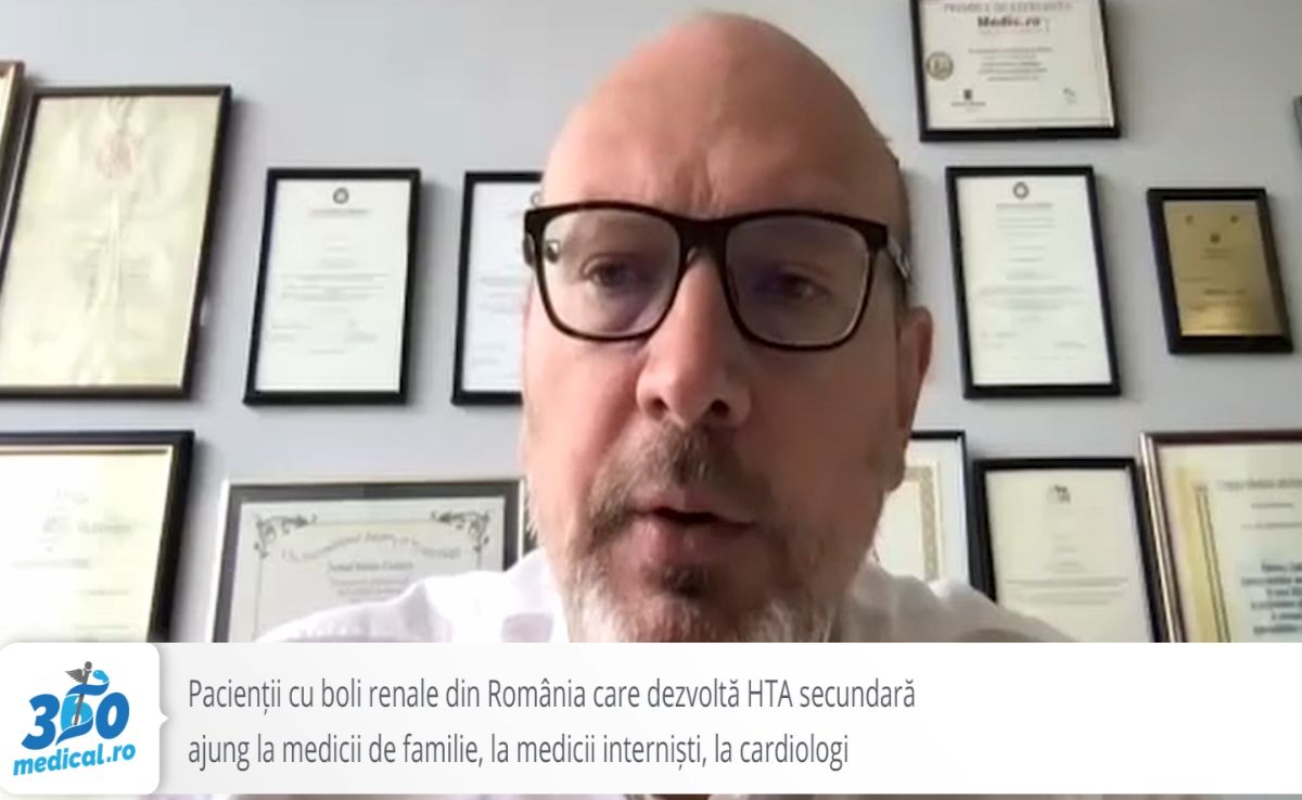 [VIDEO] Prof. dr. Adrian Covic: Binomul hipertensiune arterială-boală cronică de rinichi este o combinaţie nefastă, reprezintă vârful de lance al bolilor cronice