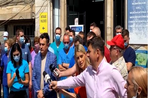 Protest la Institutul Clinic de Urologie şi Transplant Renal Cluj. Ministerul Sănătăţii anunţă creşterea finanţării la Institut