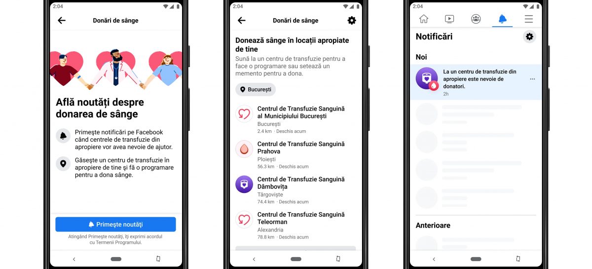 Blood Donation Facebook și Institutul Național de Hematologie Transfuzională, parteneriat pentru creșterea donărilor de sânge din România