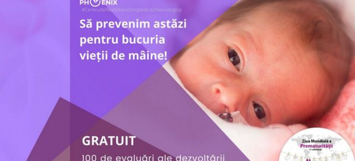 Sa prevenim astazi pentru bucuria vie_ii de mâine (Facebook Cover) Campanie de Ziua Prematurității: CRON-Phoenix oferă gratuit 100 de evaluări pentru bebelușii prematuri