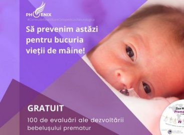 Campanie de Ziua Prematurității: CRON-Phoenix oferă gratuit  100 de evaluări pentru bebelușii prematuri