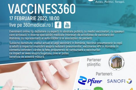 Propunerile INSP de îmbunătăţire a Programului Naţional de Vaccinare, prezentate de dr. Aurora Stănescu la dezbaterea Vaccines 360