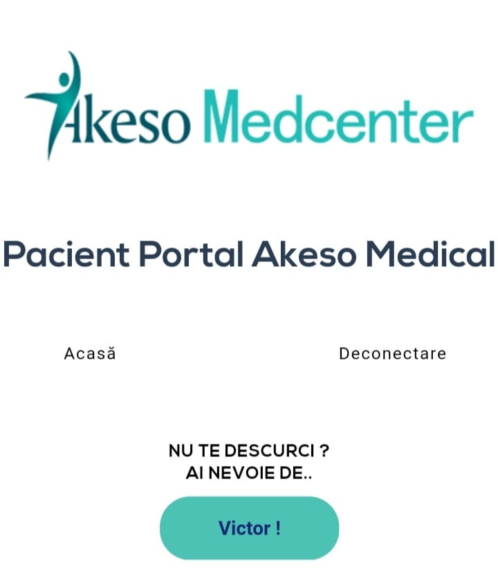 Victor, asistentul Akeso Medcenter, ȋn lupta cu Sindromul Oboselii Cronice