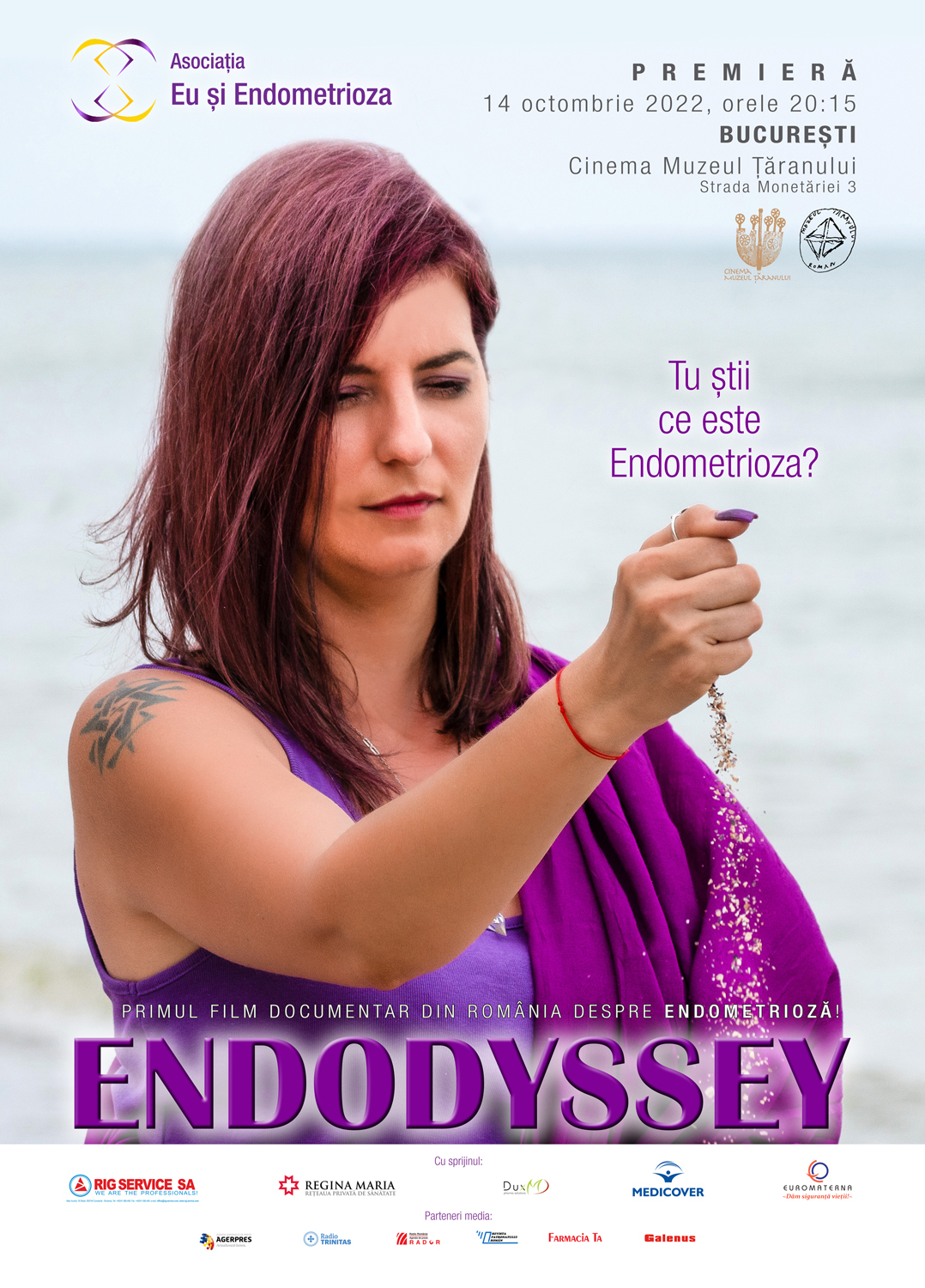 Maia Morgenstern sprijină conştientizarea endometriozei prin intermediul documentarului ”Endodyssey”!