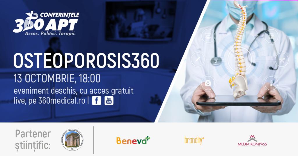 Prof. dr. Cătălin Codreanu, preşedintele Ligii Române contra Reumatismului, participă la Osteoporosis360