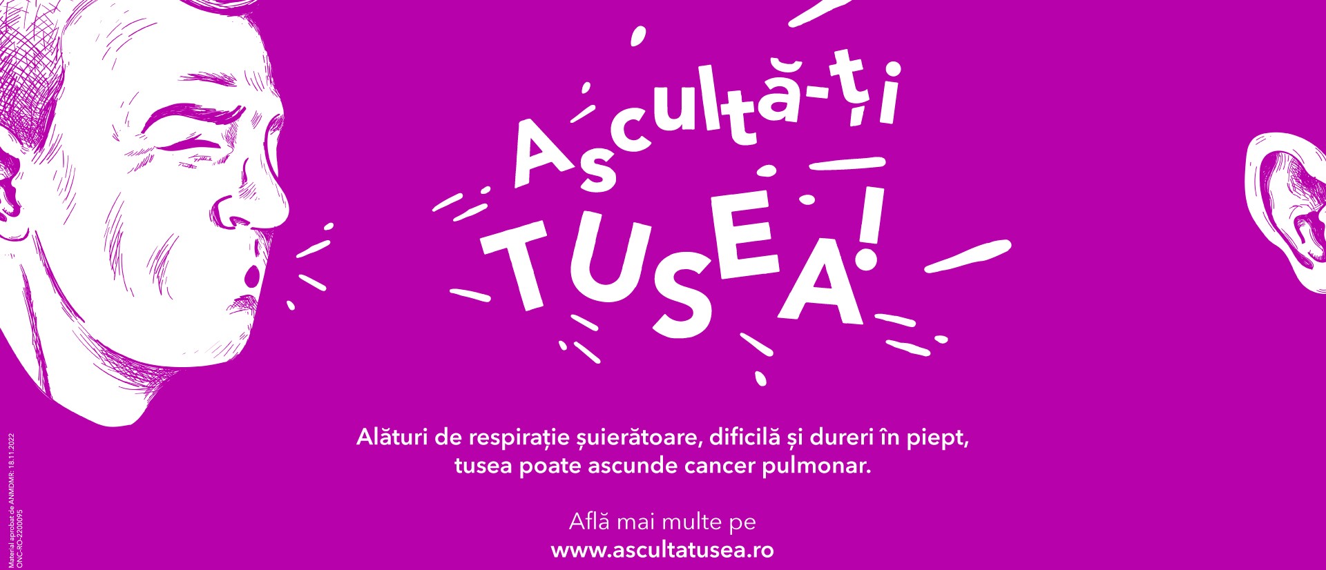 Ascultă-ţi tusea! Îndemnul profesioniştilor din domeniul sănătăţii pentru diagnosticarea precoce a cancerului bronho-pulmonar în România