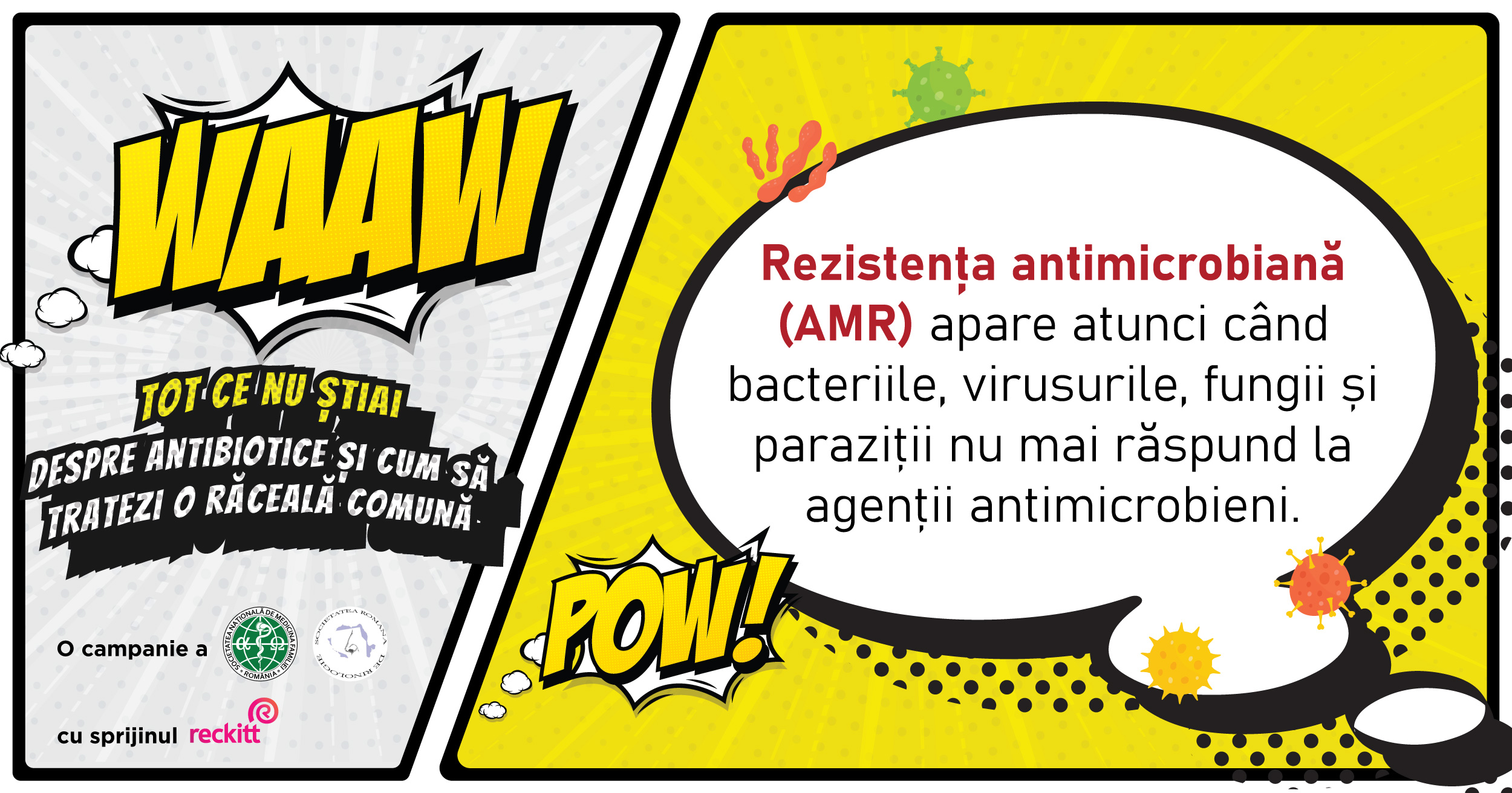 Informaţii WAAW! Jumătate dintre români apelează la antibiotice pentru răceli comune sau dureri în gât