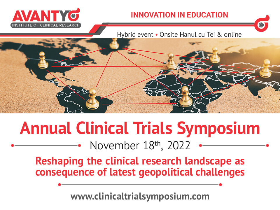 Simpozionul Anual de Studii Clinice aduce în atenţie cercetarea clinică în contextul provocărilor geopolitice actuale
