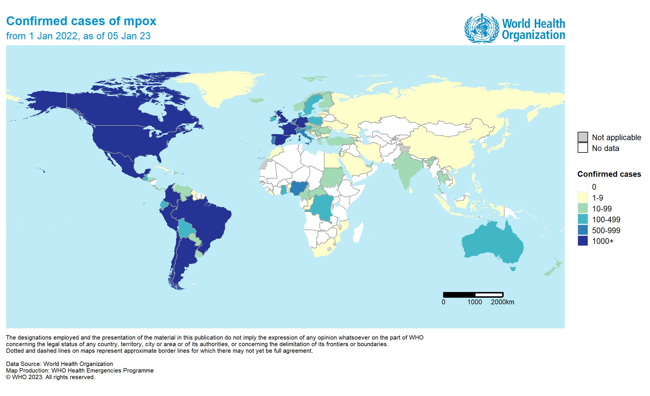 Variola maimuţei în lume: OMS evaluează riscul global Mpox ca fiind moderat