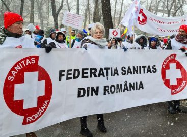 Membrii Federaţiei Sanitas au încheiat protestul organizat în București