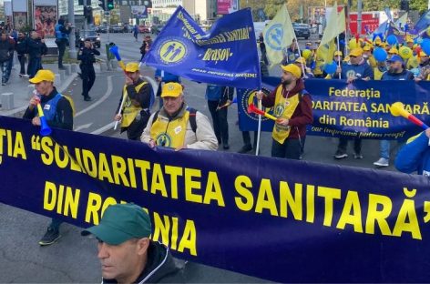 Federaţia Solidaritatea Sanitară ameninţă cu declanşarea grevei generale. Principalele revendicări şi reacţia ministrului Sănătăţii