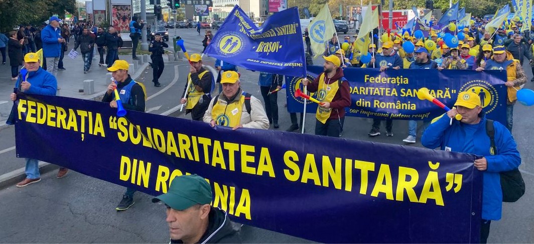 Ordonanţa amăgirilor” nu satisface revendicările angajaţilor din Sănătate; Solidaritatea Sanitară continuă protestele