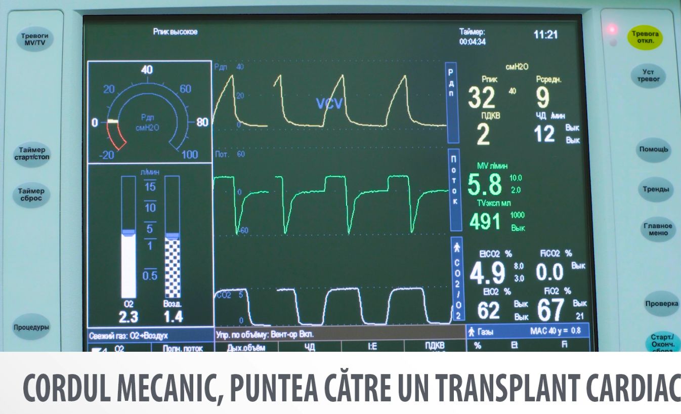 VIDEO: Cordul mecanic, puntea către un transplant cardiac