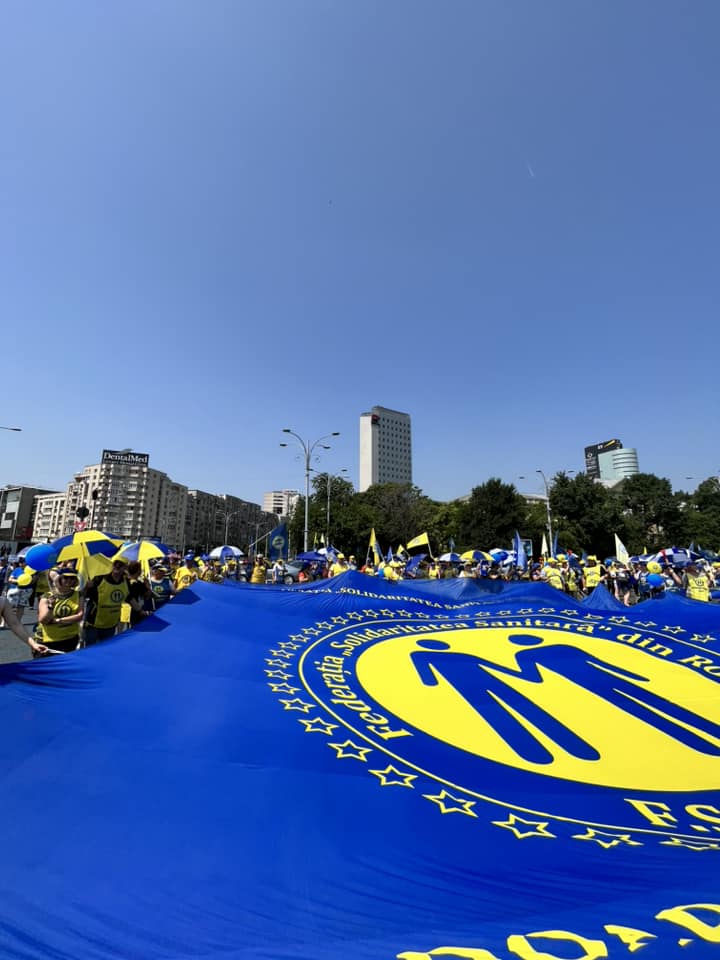 Miting al angajaţilor din Sănătate în Capitală. Principalele revendicări