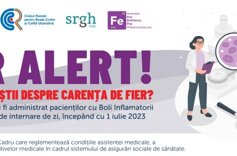 Ziua Mondială a Carenţei de Fier 2023 Fier Alert! Campanie de informare privind Carenţa de Fier şi implicaţiile acesteia