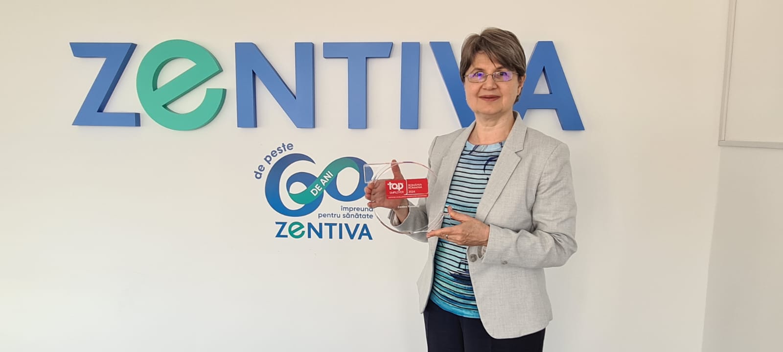 Zentiva România primeşte, pentru a treia oară consecutiv, certificarea Top Employer, confirmând angajamentul companiei faţă de angajaţi