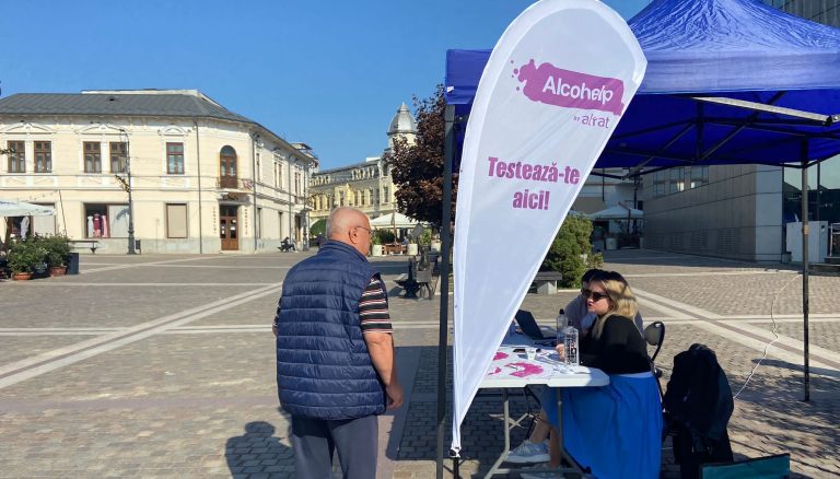 Caravana Alcohelp by ALIAT de evaluare a consumului personal de alcool ajunge în Craiova